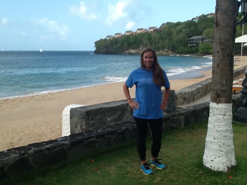 Jamie Magerl in Saint Lucia